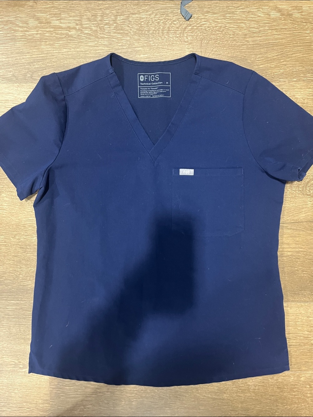 FIGS Catarina Scrub top, Navy,medium
